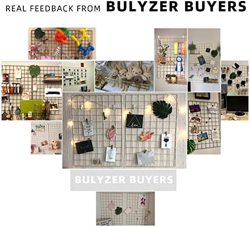 BULYZER Grid Wire Board 173 x 118 2-Pack Gold