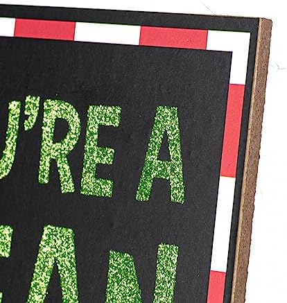 12 Inch Youre A Mean One Wooden Christmas Monster Wall Door Hanger