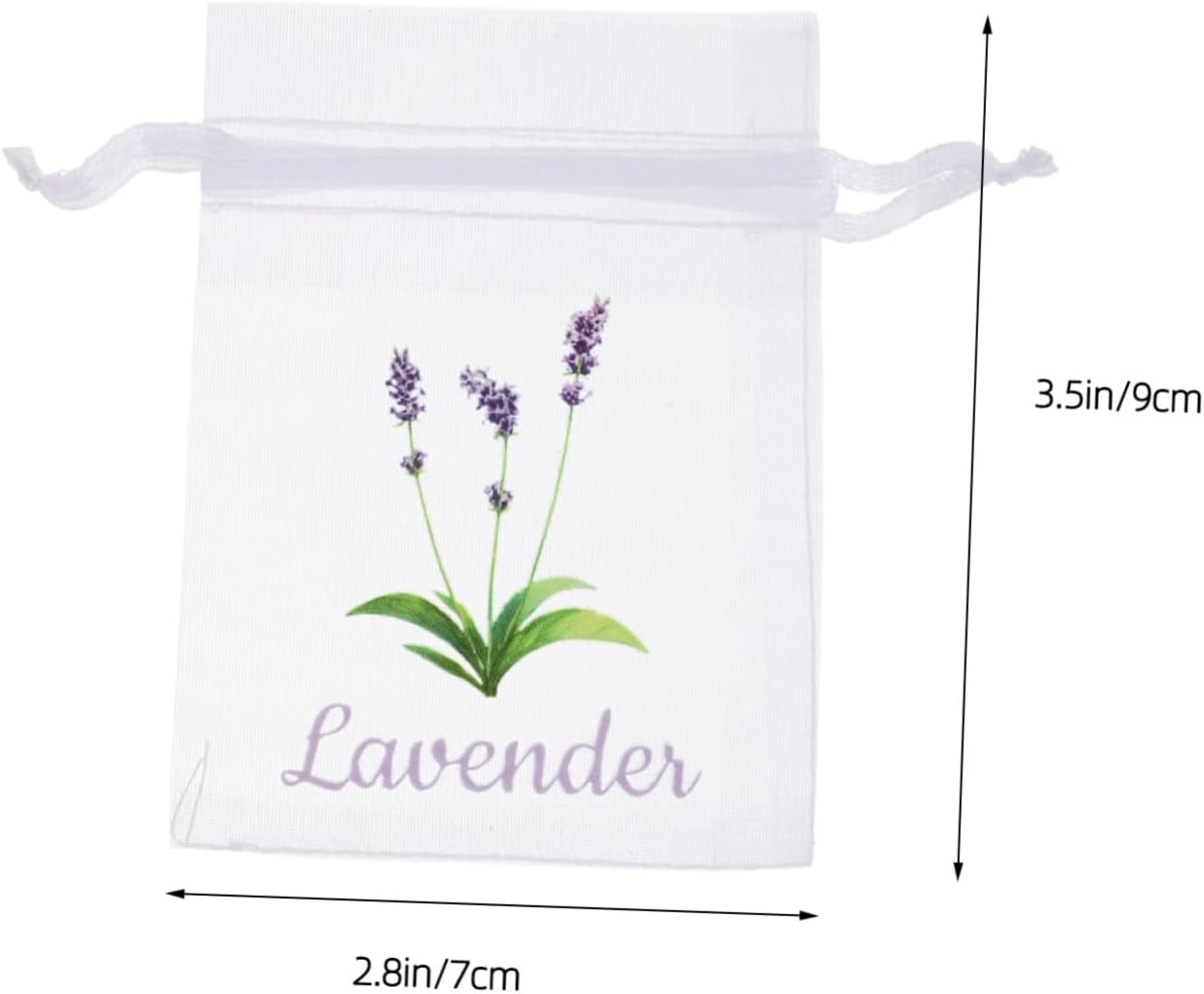 MAGICLULU 20pcs Lavender Sachet Bags Empty Fragrance Pouches for Herbs Spices and DIY Crafts