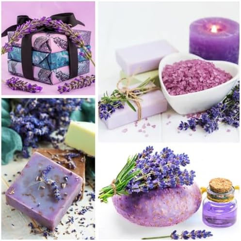 100 Natural Dried Lavender Buds 7oz for Crafts and Decor