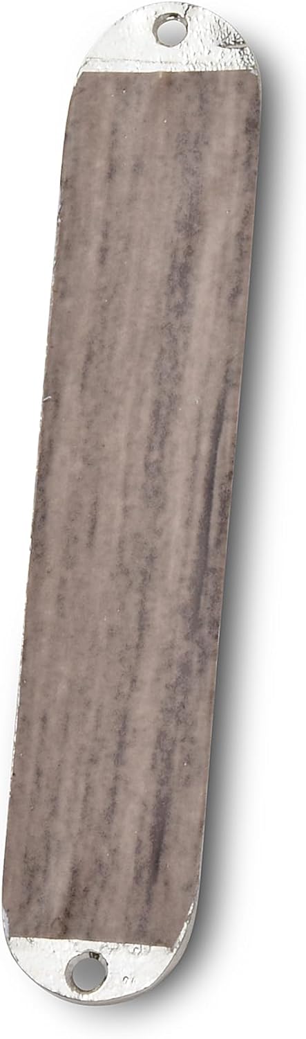 Peer Hastam 10 Commandment Mezuzah Silver Tone 35 Inch Case