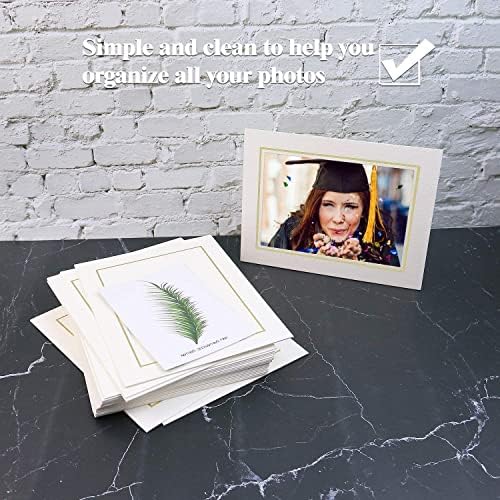 Golden State Art 5X7 Picture Frames with Easel Pack of 50