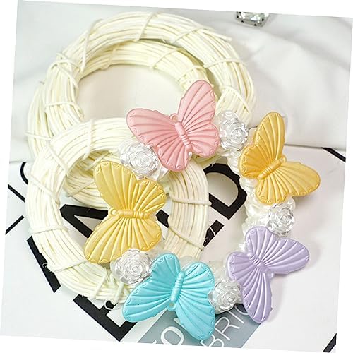 6pcs Rattan Door Hanging DIY Wreath Hanger Jute Twine Front Door Wall Decor