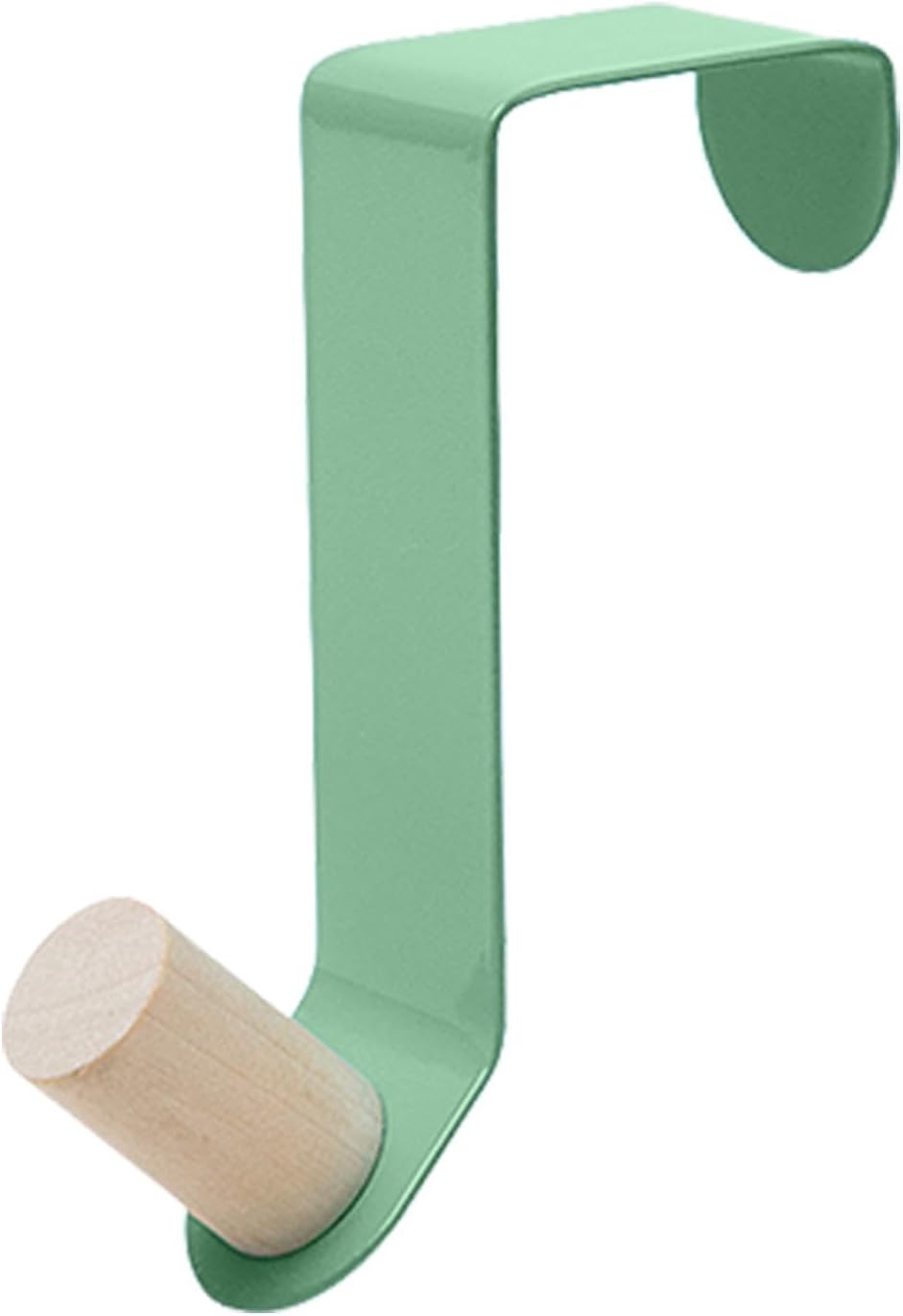 Front Door Wreath Hook - Rust-Proof Metal Over Door Hook Anti-Scratch Hook for Easter Halloween Christmas Garland