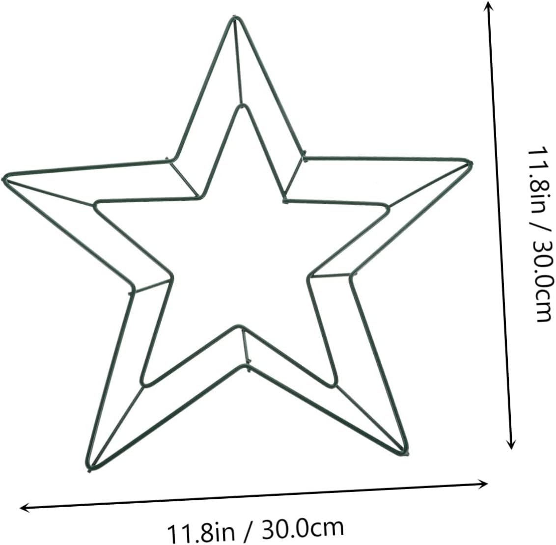 2pcs Floral Wreath Frame Metal Hangers for DIY Decor and Wall Art