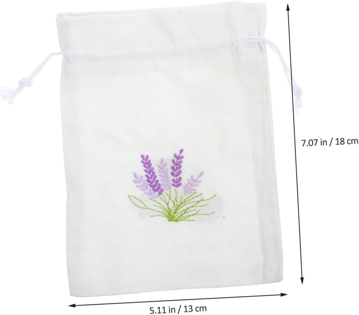 Refillable Drawstring Lavender Sachet Bag for Home Decoration and Gifting