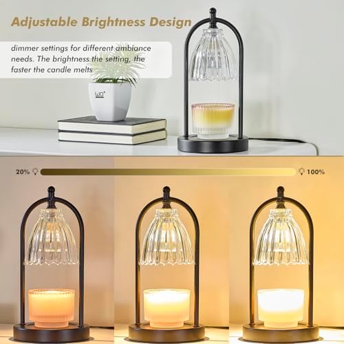 GyroVu Candle Warmer Lamp with Timer and 3-Level Dimming