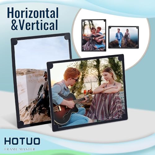 Black Paper Frames 5x7 Set of 10 Cardboard Photo Frame with Easel DIY Crafts