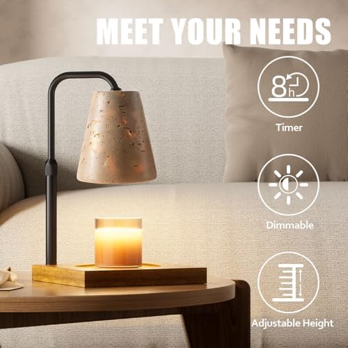 Vance Home Candle Warmer Lamp with Timer and Dimmer