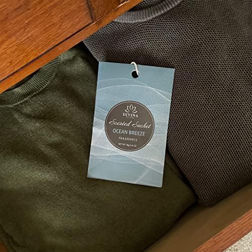 Divina Esencial 4-Pack Ocean Breeze Sachets for Closets and Drawers