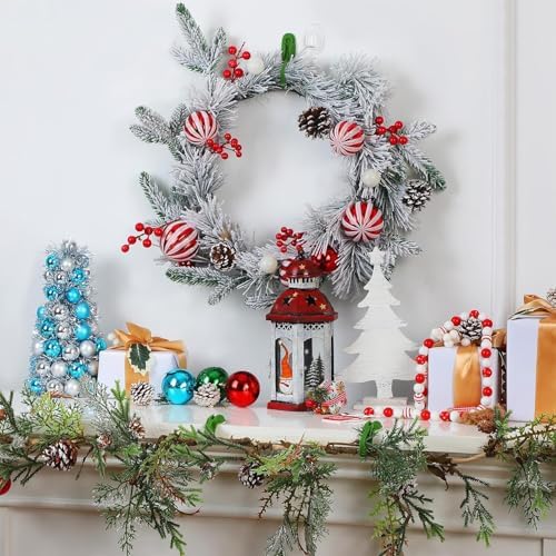 Reusable Christmas Wreath Hanger Set of 12