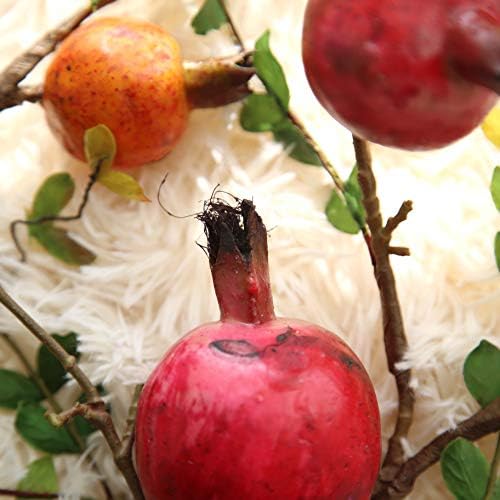 4PCS 26 Inch Artificial Pomegranate Branches for Home Office Wedding Decor