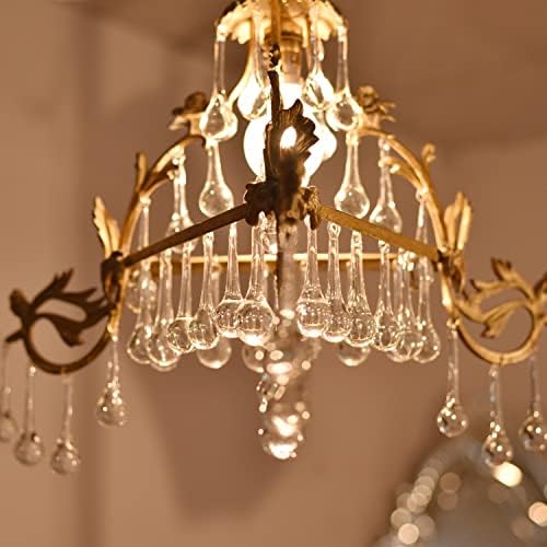 IndianShelf Clear Teardrop Crystal Ornaments 3 20 Piece