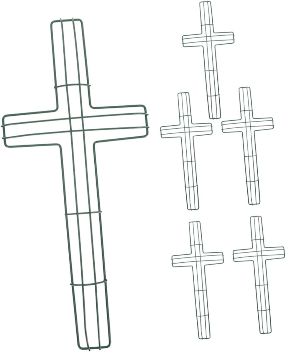 VICASKY 6pcs Wreath Frame for DIY Decor and Garland Projects