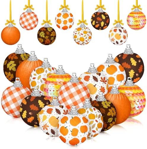 Blosssound 16 Pcs Autumn Tree Hanging Decorations