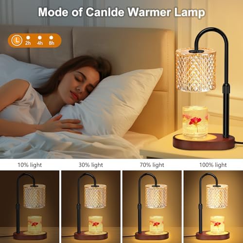 ZENLEA Candle Warmer Lamp with Timer and RGB Light