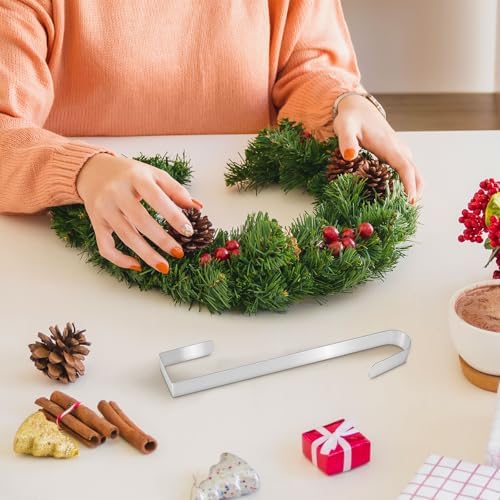 2 PCS Ultra Thin Wreath Hanger for Front Door