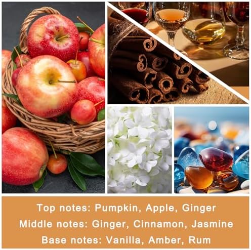 Homsolver Fall Decor Candles with Hello Fall Message