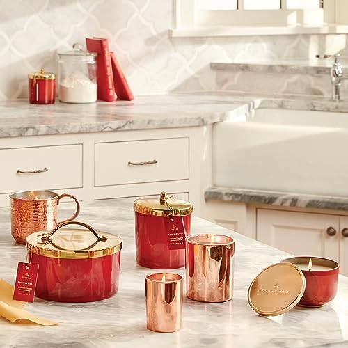 Thymes Simmered Cider Scented Candle - Rose Gold Jar 2 oz