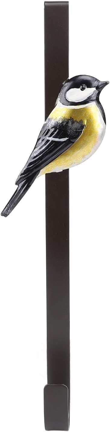 TYTOGE Front Door Hanger Hook Bird Shape Wrought Iron Wreath Holder