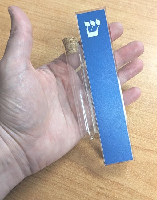 Acrylic Jewish Wedding Mezuzah Glass Tube Holder