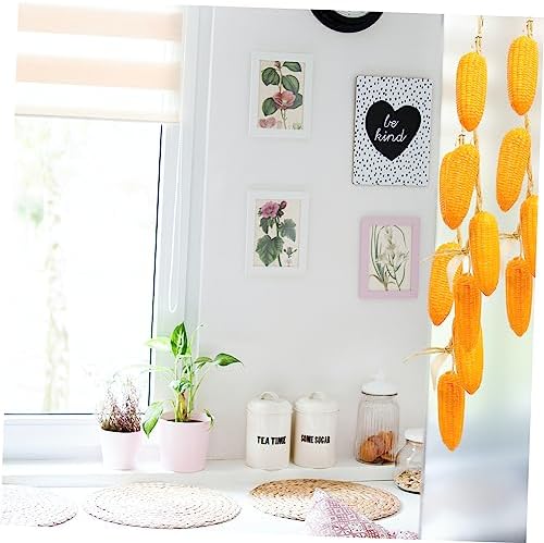 5 Strings Artificial Vegetable Decor Faux Corn for Farmhouse