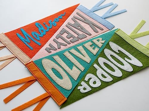 Personalized Name Pennant for Nursery Decor