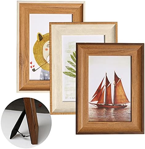 Big Role 4x6 Picture Frame Set with Easel Stand