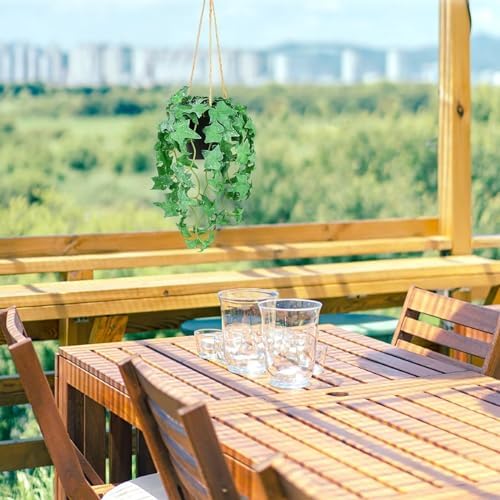 Real Touch Artificial Hanging Plants with Pot for Home Office Decor