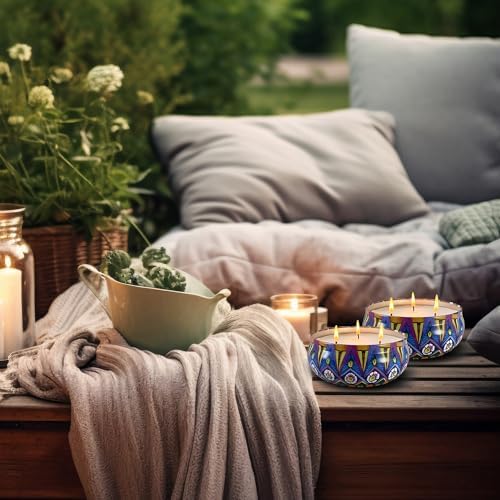 HOSVOT Citronella Candles 4 Pack 56oz Total