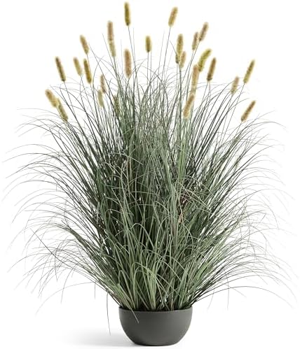 FloraFairy 4ft Onion Grass Artificial Plant