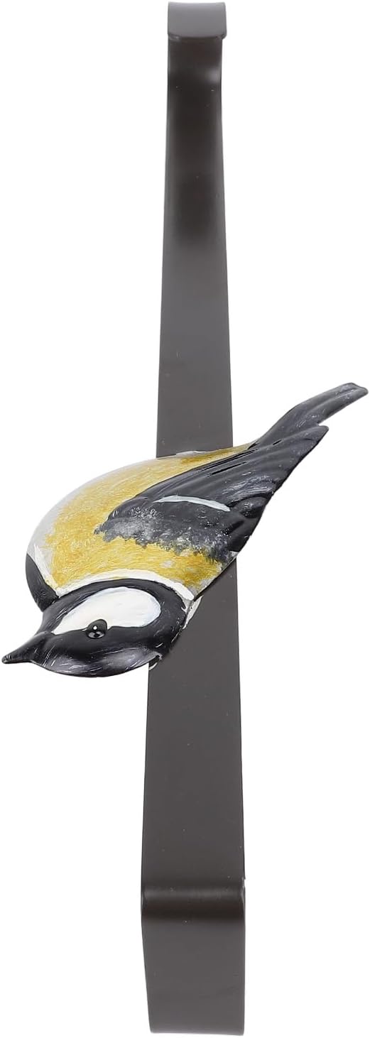 TYTOGE Front Door Hanger Hook Bird Shape Wrought Iron Wreath Holder
