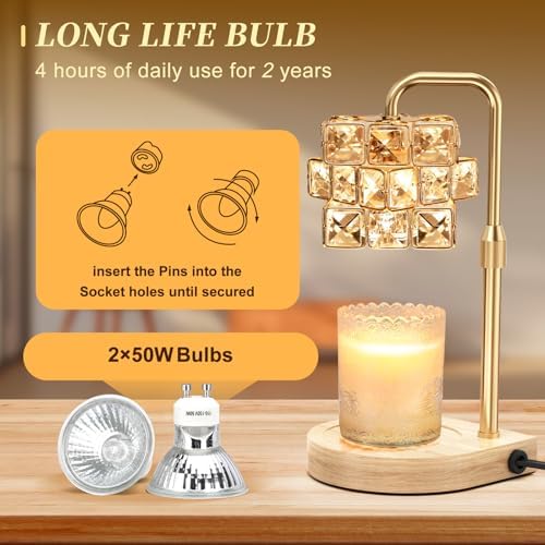 Kepmem Candle Warmer Lamp with Timer