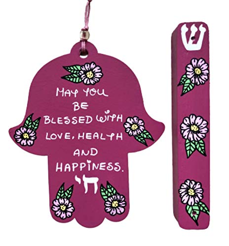 Lea Joelle Handmade Hamsa and Mezuzah Set