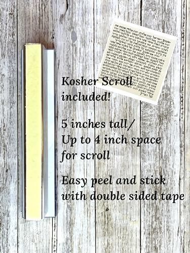 Dog Mezuzah Scroll Case Acrylic Aluminum