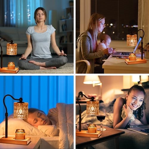 Candle Warmer Lamp With Timer and Adjustable Height
