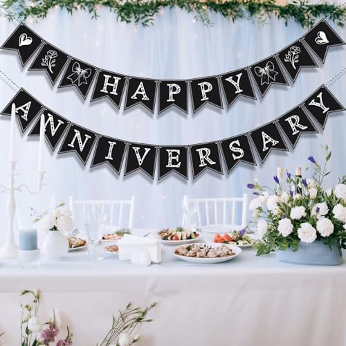 TaoBary 41 Pcs Chalkboard Pennant Banner Set for Events