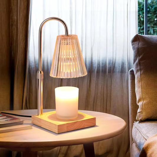 Adjustable Candle Warmer Lamp with 2 Bulbs
