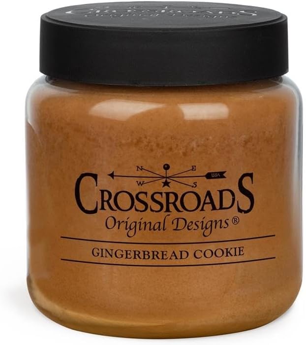 Crossroads Gingerbread Cookie Jar Candle 16 Oz