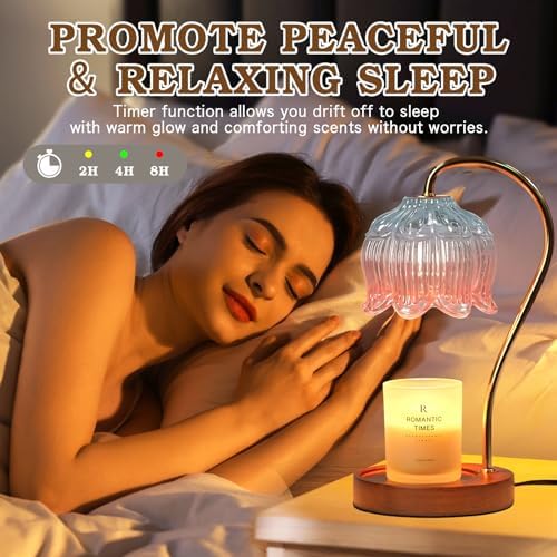 Funistree Dimmable Candle Lamp with Timer and 2 Bulbs