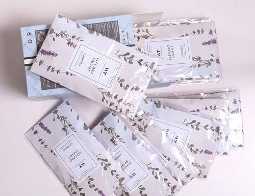 WEALD TRIBE 12 Pack Eucalyptus Lavender Scented Sachets for Closet Drawer Deodorizer