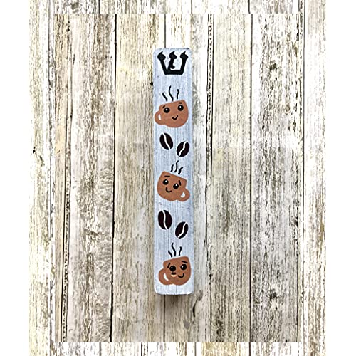 Coffee Mezuzah Fun Scroll Case for Housewarming