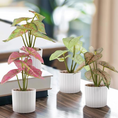 4Pcs Realistic Artificial Plants for Farmhouse Decor