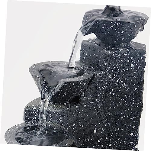 1pc Battery-Powered Waterfall Decor Artificial Fountain for Indoor