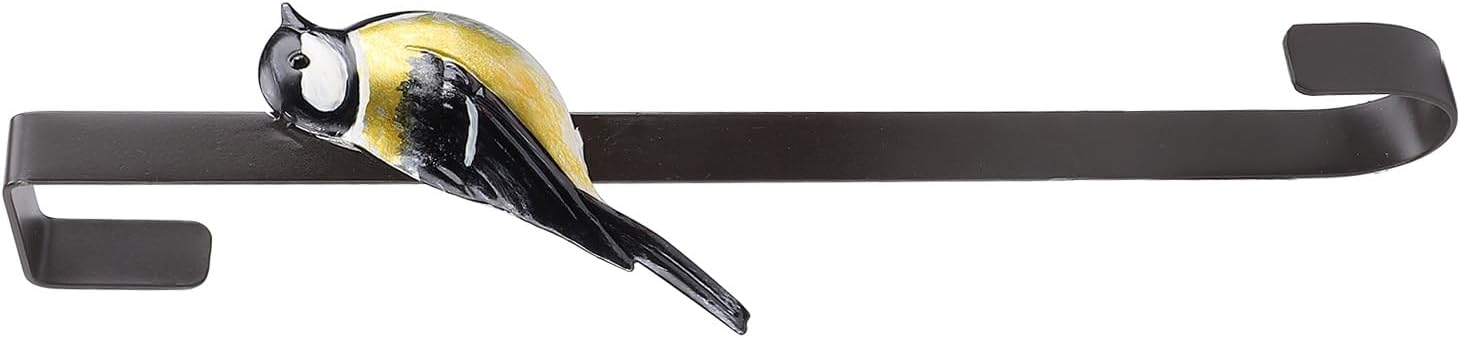 TYTOGE Front Door Hanger Hook Bird Shape Wrought Iron Wreath Holder