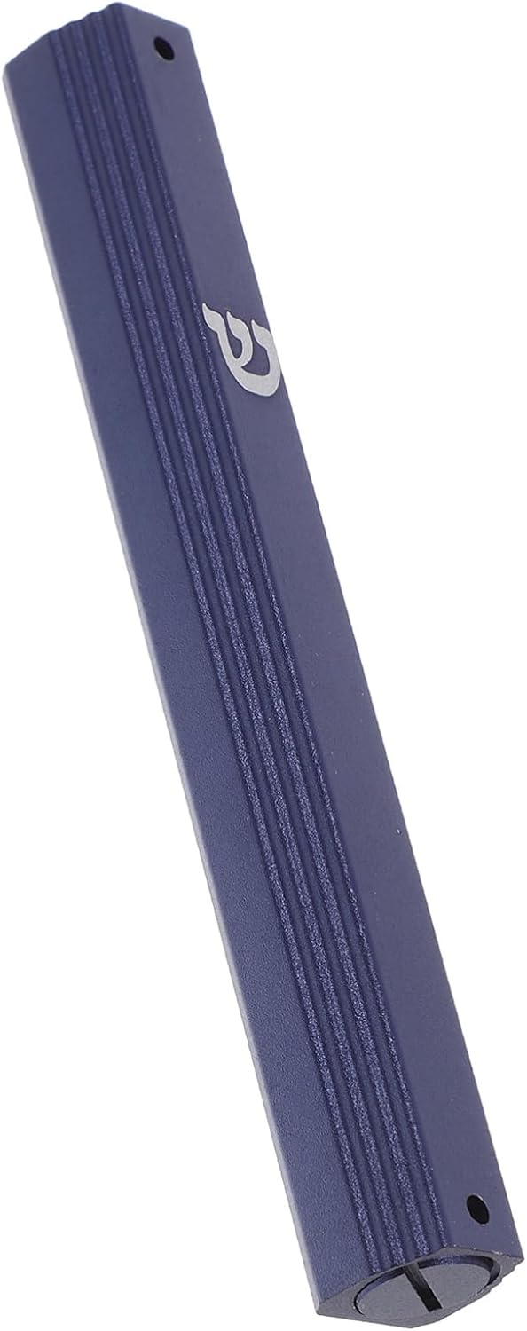Vaguelly Metal Mezuzah Scroll Door Blessing Decor