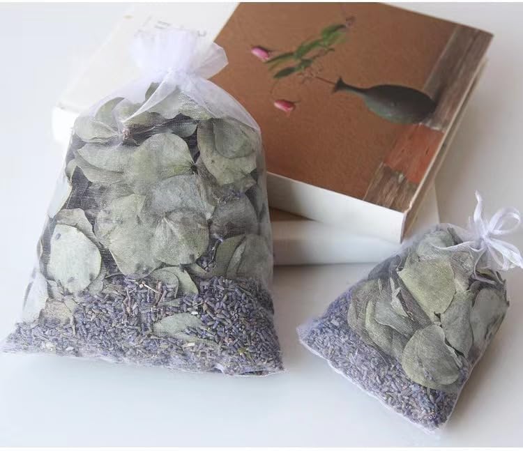 Eucalyptus Lavender Dried Plants 2 Pack Bath Pouches