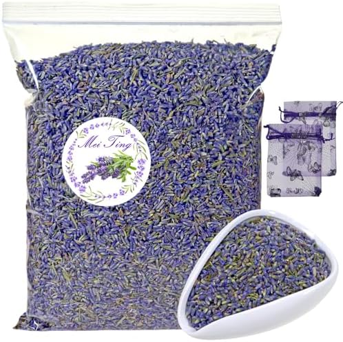 100 Natural Dried Lavender Buds 7oz for Crafts and Decor
