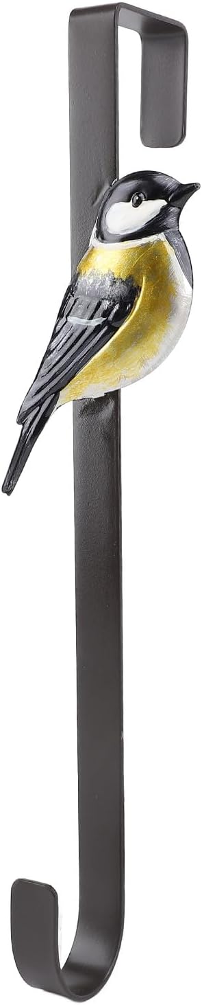 TYTOGE Front Door Hanger Hook Bird Shape Wrought Iron Wreath Holder
