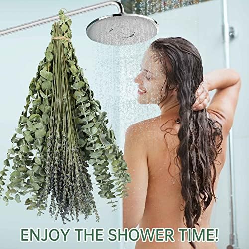 115 PCS Dried Eucalyptus Lavender Bundle for Spa Bathroom Decor